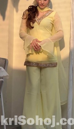 Georgette Sequence Three Piece  জর্জেট ফেব্রিক্সে সিকুয়েন্স